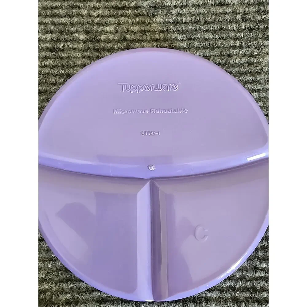 Tupperware Microwave Reheatable 3 Compartment Divided 12 Bowls 6 Lids Storage